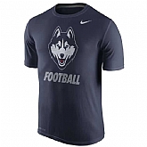 UConn Huskies Nike 2015 Sideline Dri-FIT Legend Logo WEM T-Shirt - Navy Blue,baseball caps,new era cap wholesale,wholesale hats